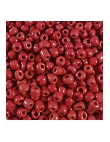 Margele de nisip rosu inchis 4 mm (20g)