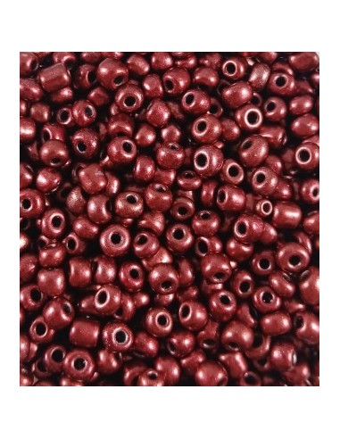 Margele de nisip roscat inchis 4 mm...