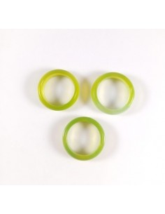 Inel circular agata verde...