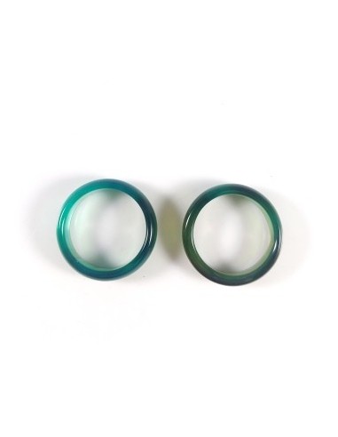 Inel circular agata indicolite 18mm