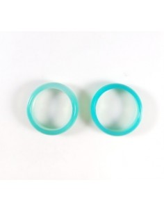 Inel circular agata bleu...