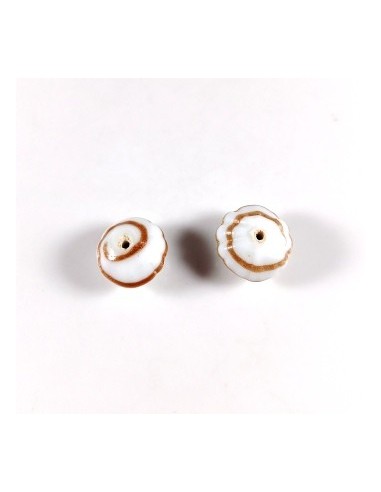 2 Margele sticla Murano 14x10mm