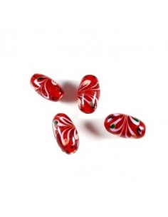 Margele tubulare rosii...