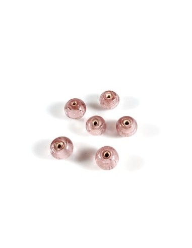 Margele rotunde sticla lampwork light...