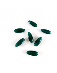 Jad verde inchis 15x6mm