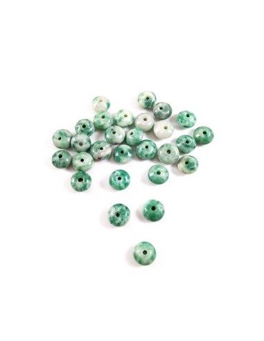 Agata de copac rondele 9x4mm (4buc)