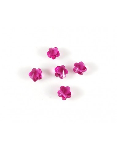 Floricica cristal fatetat fuchsia 5mm...