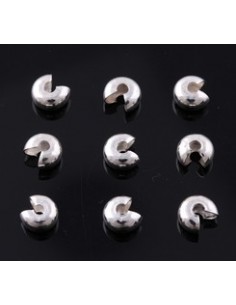 20 Cover crimp placat cu argint 3 mm 2