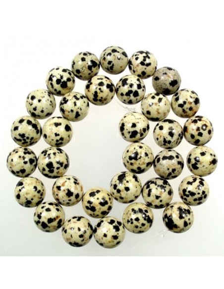 Jasp Dalmatian sferic 8 mm