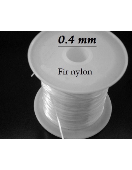 Fir nylon (guta neelastica) transparenta 0.4 mm (80 m)