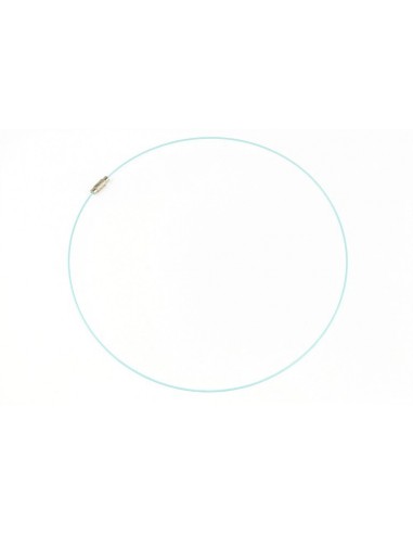 Baza colier otel acoperit cu nylon 45 cm negru