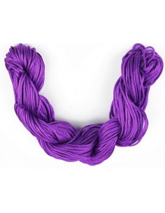 Snur (ata) nylon culoare mov - Shamballa(23m)