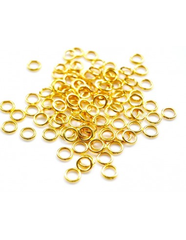 Zale deschise 5 mm placate cu aur (10)